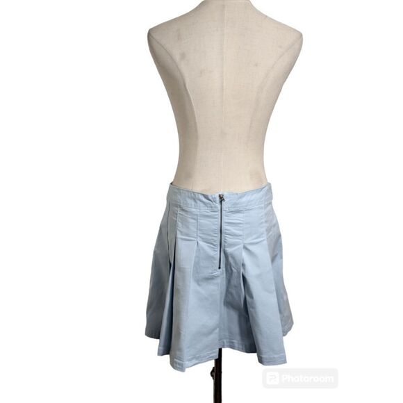 American Eagle Light Blue Pleated Mini Skirt NWT - Picture 4 of 6